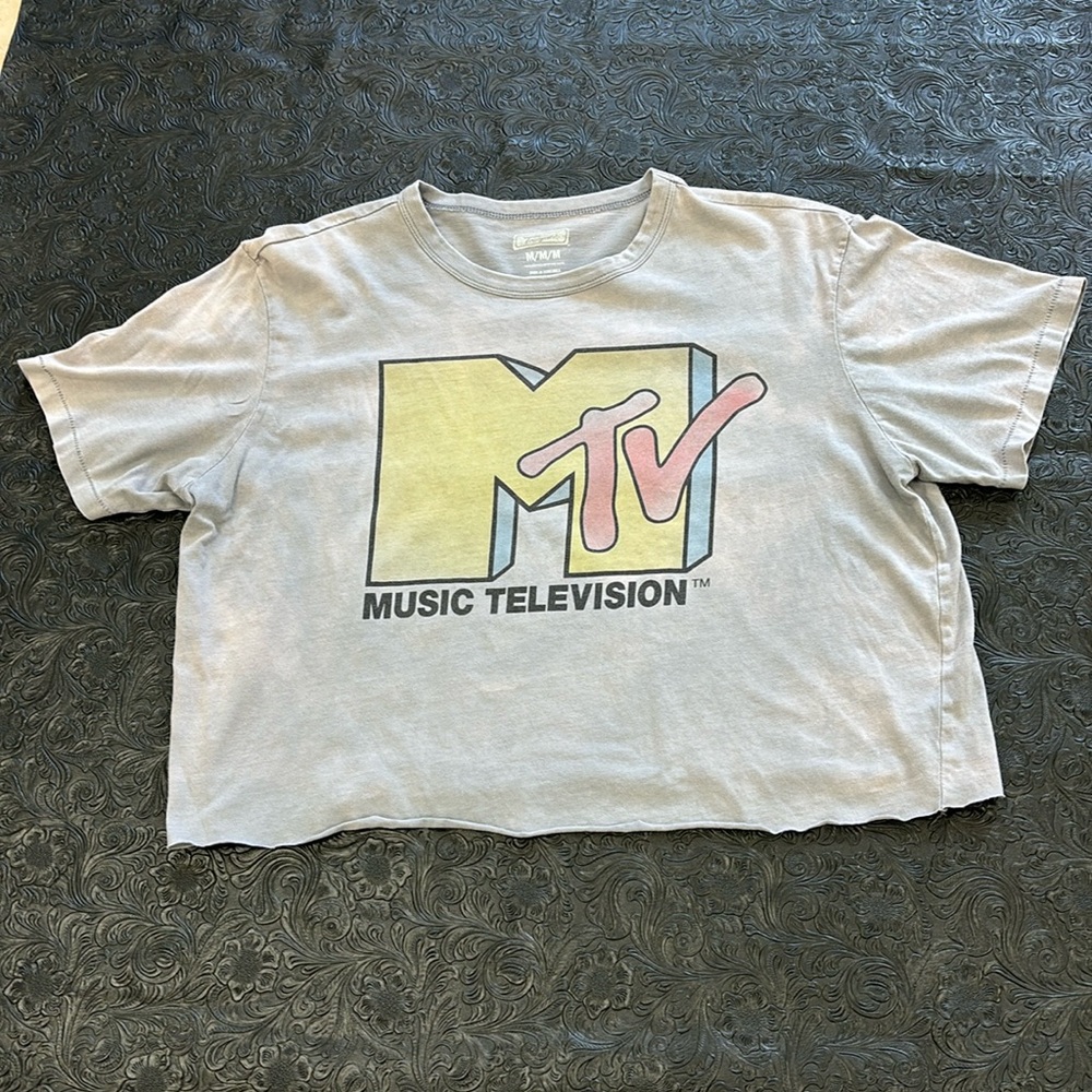 MTV cropped t shirt